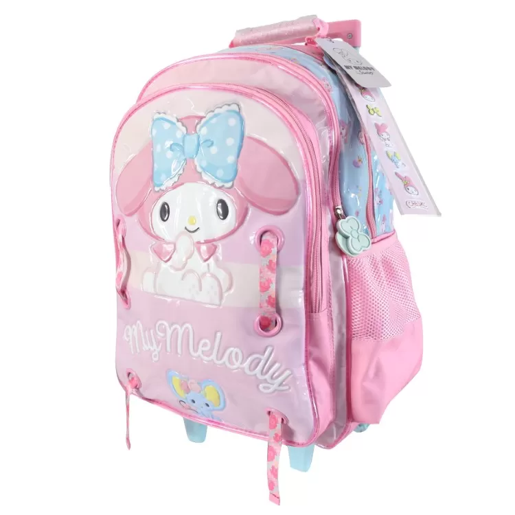 Mochila Escolar Cresko 2026 My Melody 18" con Carro Art.SR1703